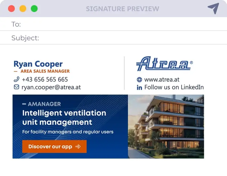 Atrea Signature Amanager